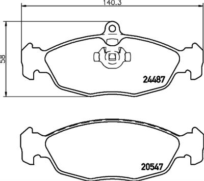 HELLA 8DB 355 013-031 Číslo výrobce: 20547. EAN: 4082300357349.