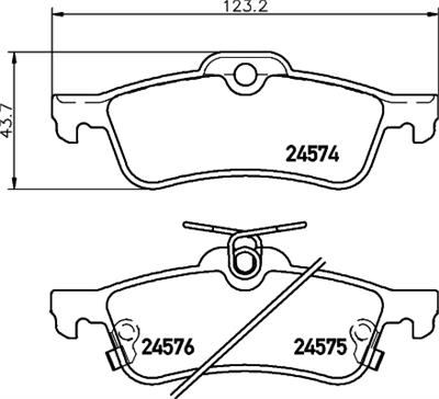 HELLA 8DB 355 013-461 Číslo výrobce: 24574. EAN: 4082300357776.