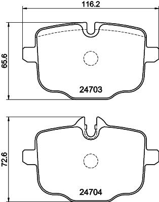 HELLA 8DB 355 014-361 Číslo výrobce: 24703. EAN: 4082300358674.