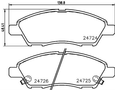 HELLA 8DB 355 014-071 Číslo výrobce: 24724. EAN: 4082300358384.