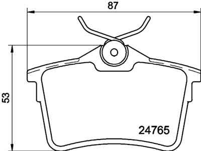 HELLA 8DB 355 014-081 Číslo výrobce: 24765. EAN: 4082300358391.