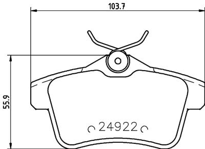 HELLA 8DB 355 014-531 Číslo výrobce: 24922. EAN: 4082300358841.