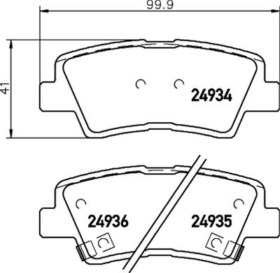 HELLA 8DB 355 014-571 Číslo výrobce: 24934. EAN: 4082300358889.