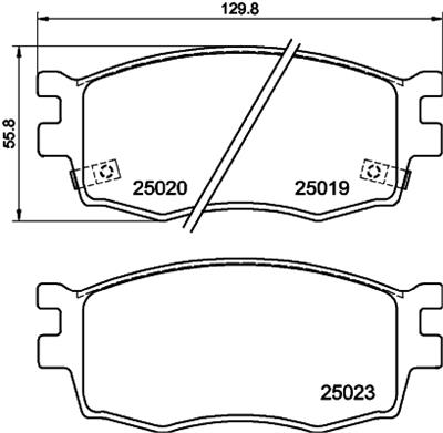HELLA 8DB 355 014-921 Číslo výrobce: 25019. EAN: 4082300359237.