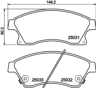 HELLA 8DB 355 015-231 Číslo výrobce: 25031. EAN: 4082300359541.