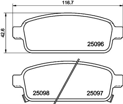 HELLA 8DB 355 024-861 Číslo výrobce: 25096. EAN: 4082300599756.