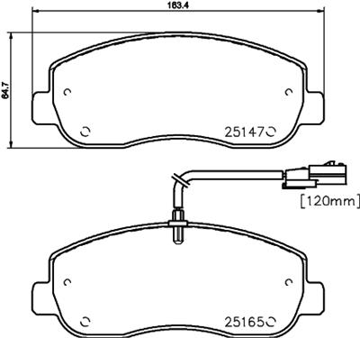 HELLA 8DB 355 015-291 Číslo výrobce: 25147. EAN: 4082300359602.