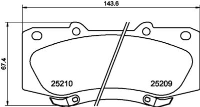 HELLA 8DB 355 015-821 Číslo výrobce: 25209. EAN: 4082300360134.