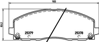 HELLA 8DB 355 020-571 Číslo výrobce: 25378. EAN: 4082300492224.