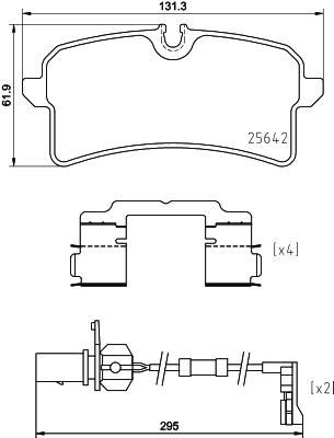 HELLA 8DB 355 025-291 Číslo výrobce: 25642. EAN: 4082300600186.