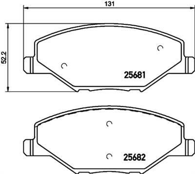 HELLA 8DB 355 020-521 Číslo výrobce: 25681. EAN: 4082300492170.
