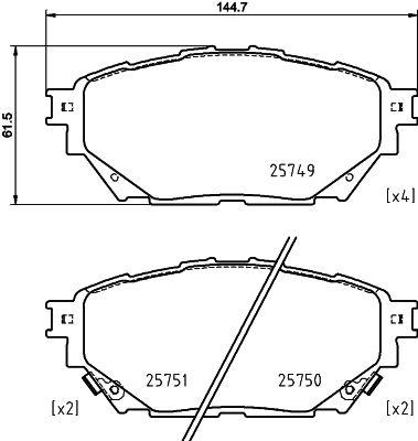 HELLA 8DB 355 039-471 Číslo výrobce: 25749. EAN: 4082300731392.