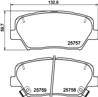 HELLA 8DB 355 020-871 Číslo výrobce: 25757. EAN: 4082300492521.
