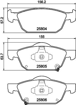 HELLA 8DB 355 021-431 Číslo výrobce: 25804. EAN: 4082300493085.