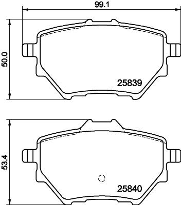 HELLA 8DB 355 020-991 Číslo výrobce: 25839. EAN: 4082300492644.