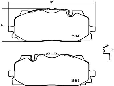 HELLA 8DB 355 021-641 Číslo výrobce: 25861. EAN: 4082300493290.