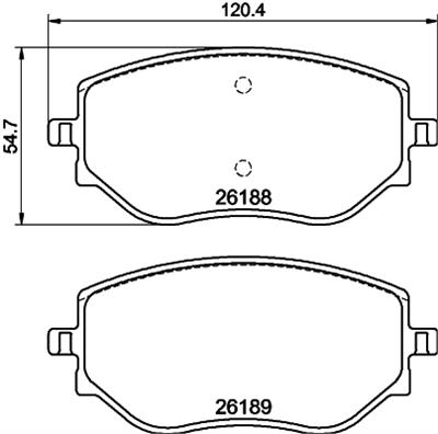 HELLA 8DB 355 040-541 Číslo výrobce: 26188. EAN: 4082300732467.