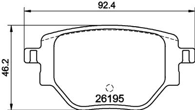 HELLA 8DB 355 040-321 Číslo výrobce: 26195. EAN: 4082300732245.