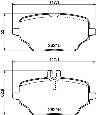 HELLA 8DB 355 040-331 Číslo výrobce: 26215. EAN: 4082300732252.