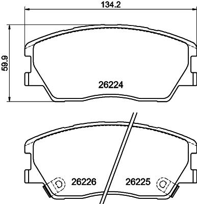 HELLA 8DB 355 040-591 Číslo výrobce: 26224. EAN: 4082300732511.