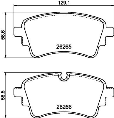 HELLA 8DB 355 040-961 Číslo výrobce: 26265. EAN: 4082300732887.