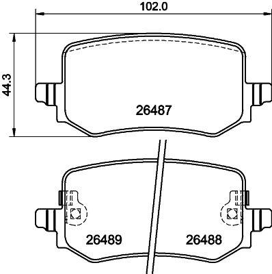 HELLA 8DB 355 042-851 Číslo výrobce: 26487. EAN: 4082300811230.