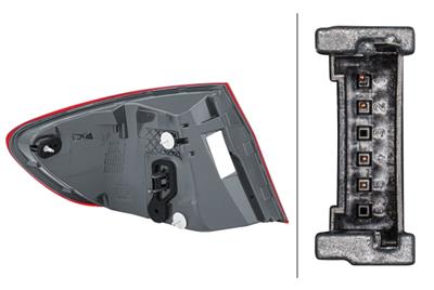 HELLA 2SD 010 234-101 Číslo výrobce: E1 2844. EAN: 4082300315028.