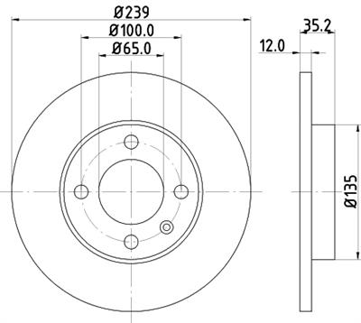 HELLA 8DD 355 100-131 Číslo výrobce: 53908PRO. EAN: 4082300364798.