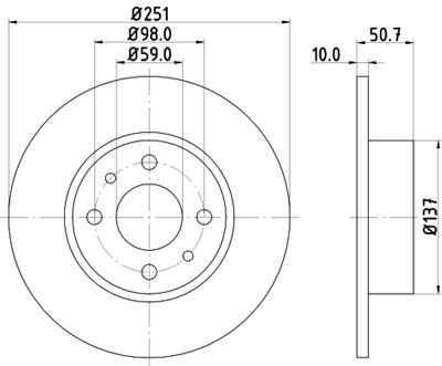 HELLA 8DD 355 101-101 Číslo výrobce: 51803PRO. EAN: 4082300365764.