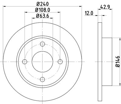 HELLA 8DD 355 104-631 Číslo výrobce: 51034PRO. EAN: 4082300369298.
