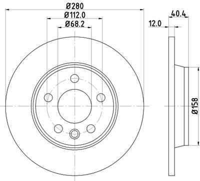 HELLA 8DD 355 105-611 Číslo výrobce: 53959PRO. EAN: 4082300370270.