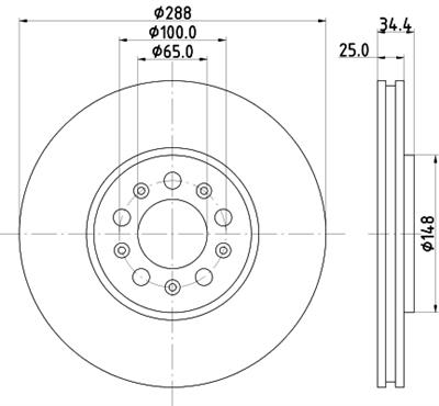 HELLA 8DD 355 127-581 Číslo výrobce: 50315PRO_HC. EAN: 4082300659375.