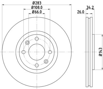 HELLA 8DD 355 108-371 Číslo výrobce: 50365PRO. EAN: 4082300373035.