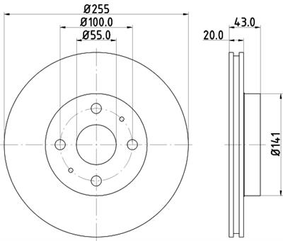 HELLA 8DD 355 108-881 Číslo výrobce: 54156PRO. EAN: 4082300373547.
