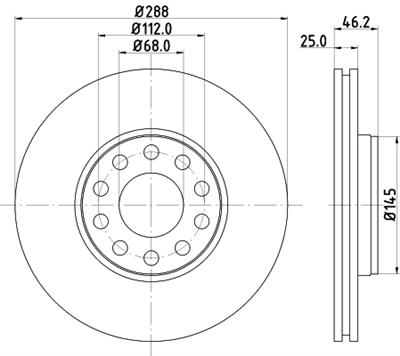 HELLA 8DD 355 128-011 Číslo výrobce: 54210PRO_HC. EAN: 4082300659801.