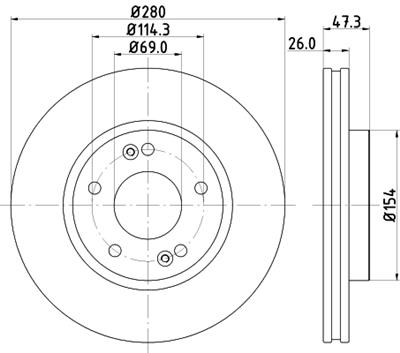 HELLA 8DD 355 129-711 Číslo výrobce: 54339PRO_HC. EAN: 4082300661507.