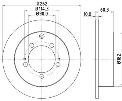 HELLA 8DD 355 118-661 Číslo výrobce: 54361PRO. EAN: 4082300493924.