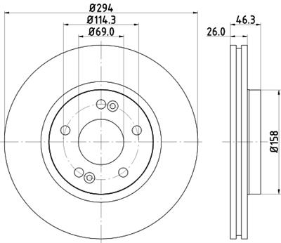 HELLA 8DD 355 118-671 Číslo výrobce: 54364PRO. EAN: 4082300493931.