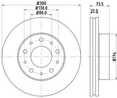 HELLA 8DD 355 125-261 Číslo výrobce: 54573PRO. EAN: 4082300640823.