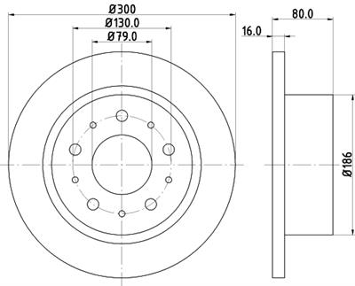 HELLA 8DD 355 113-731 Číslo výrobce: 54576. EAN: 4082300378399.