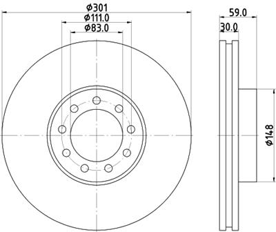 HELLA 8DD 355 115-531 Číslo výrobce: 54776PRO. EAN: 4082300380194.