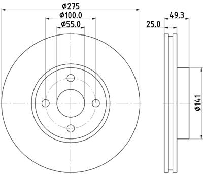 HELLA 8DD 355 115-741 Číslo výrobce: 54803PRO. EAN: 4082300380408.