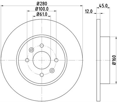 HELLA 8DD 355 115-811 Číslo výrobce: 54812PRO. EAN: 4082300380477.