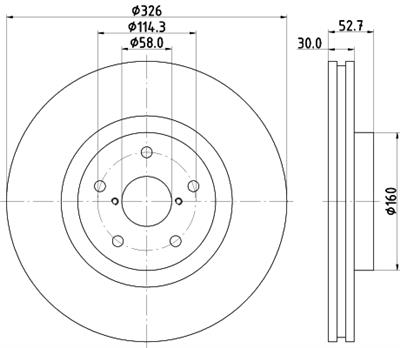 HELLA 8DD 355 117-861 Číslo výrobce: 54943PRO. EAN: 4082300403855.