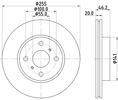 HELLA 8DD 355 116-411 Číslo výrobce: 54999. EAN: 4082300381078.