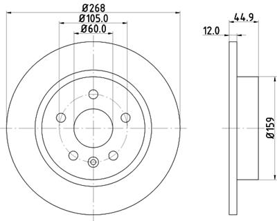 HELLA 8DD 355 116-581 Číslo výrobce: 55055PRO. EAN: 4082300381245.