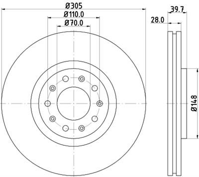 HELLA 8DD 355 116-631 Číslo výrobce: 55208PRO. EAN: 4082300381290.