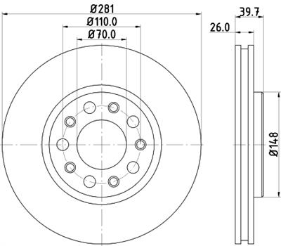 HELLA 8DD 355 117-231 Číslo výrobce: 55301PRO. EAN: 4082300381894.