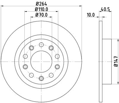 HELLA 8DD 355 117-241 Číslo výrobce: 55302PRO. EAN: 4082300381900.