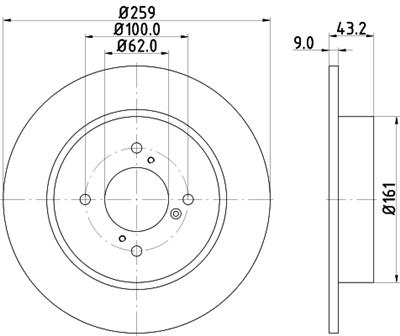 HELLA 8DD 355 117-301 Číslo výrobce: 55314PRO. EAN: 4082300381962.
